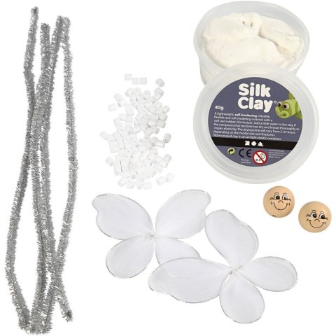 Aniołki z masy Silk Clay i wyciorków Aniołki z masy Silk Clay i wyciorków