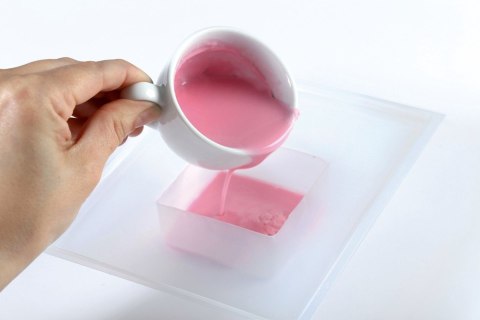Baza mydlana glicerynowa Różowa Baza mydlana glicerynowa Różowa