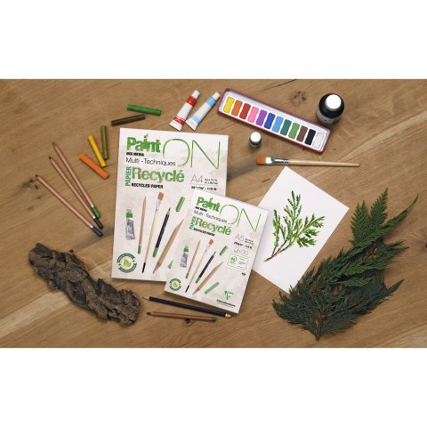 Blok papieru z recyklingu A5 250g 30 ark Blok papieru z recyklingu A5 250g 30 ark