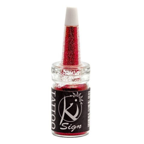 Brokat do ciała 7 ml Czerwony Brokat do ciała 7 ml Czerwony