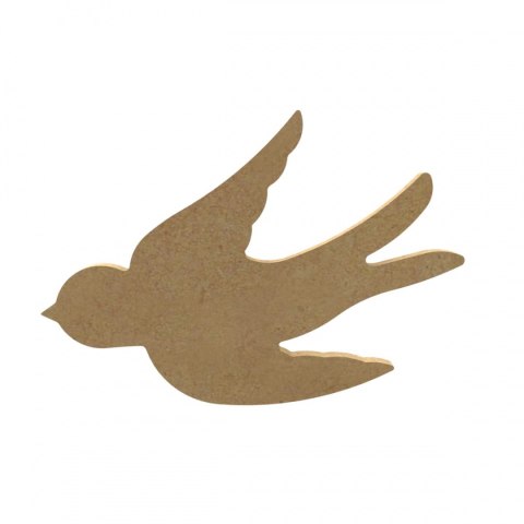 Dekoracja z MDF Jaskółka 15 cm Dekoracja z MDF Jaskółka 15 cm