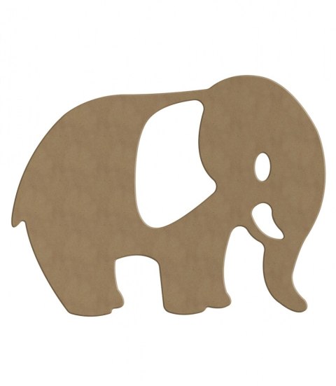 Dekoracja z MDF Słoń 25,5x19,5 cm Dekoracja z MDF Słoń 25,5x19,5 cm