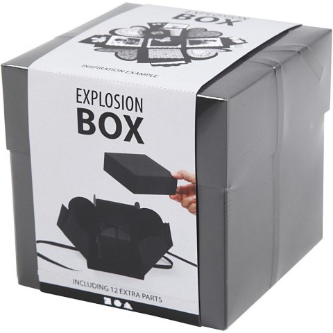 Eksplodujące Pudełko DIY Czarne Eksplodujące Pudełko DIY Czarne