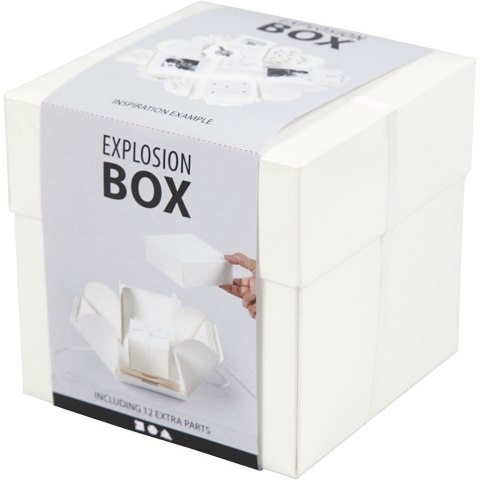 Eksplodujące Pudełko DIY Złamana Biel Eksplodujące Pudełko DIY Złamana Biel