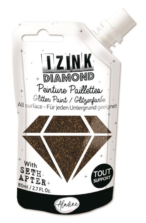 Farba brokatowa Czarna Kawa 80 ml Farba brokatowa Czarna Kawa 80 ml