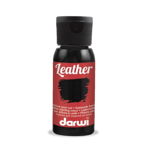 Farba do skóry 50 ml Czarna Farba do skóry 50 ml Czarna