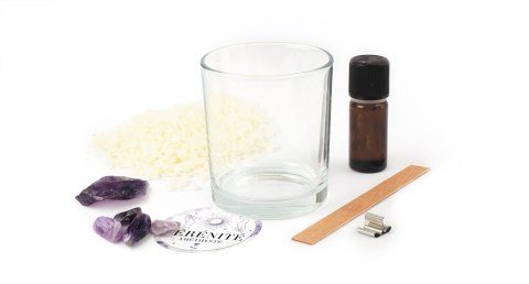Zestaw DIY Świeca Sojowa - Ametyst Zestaw DIY Świeca Sojowa - Ametyst