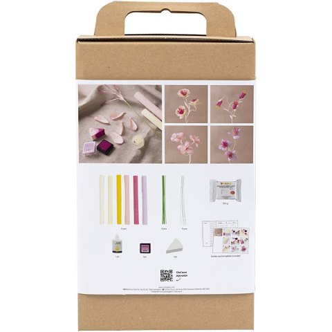 Zestaw z krepiną DIY Kwiaty stojące Zestaw z krepiną DIY Kwiaty stojące