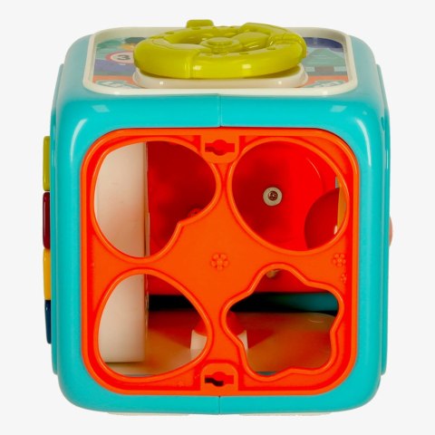 Kostka edukacyjna sorter 6w1 niebieska Kostka edukacyjna sorter 6w1 niebieska
