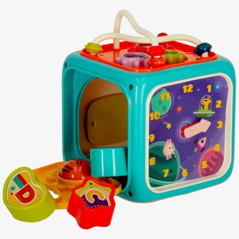 Kostka edukacyjna sorter 6w1 niebieska Kostka edukacyjna sorter 6w1 niebieska