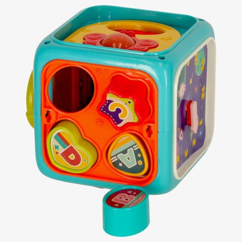 Kostka edukacyjna sorter 6w1 niebieska Kostka edukacyjna sorter 6w1 niebieska