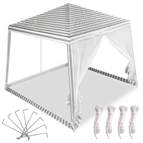 Namiot pawilon ogrodowy imprezowy handlowy altana biały 3X3m Namiot pawilon ogrodowy imprezowy handlowy altana biały 3X3m