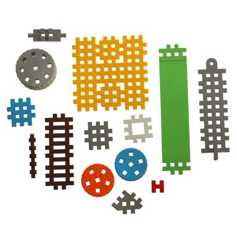 Klocki konstrukcyjne polskie mini wafle farmer blister 185 elementów MARIOINEX Klocki konstrukcyjne polskie mini wafle farmer blister 185 elementów MARIOINEX