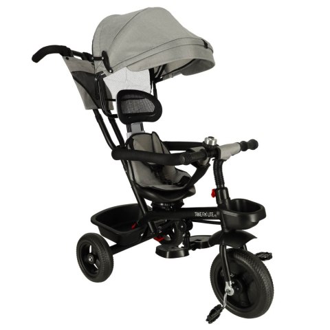 Rowerek trójkołowy TRIKE FIX Lite V2 szary obracany 360