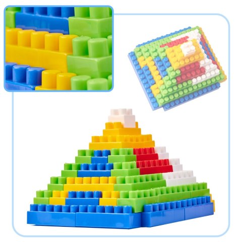 DIPLO Klocki 3 dla dzieci konstrukcyjne plastikowe 89el. DIPLO Klocki 3 dla dzieci konstrukcyjne plastikowe 89el.
