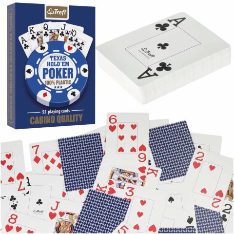 MUDUKO Trefl karty do gry Poker 100% plastik 55szt. MUDUKO Trefl karty do gry Poker 100% plastik 55szt.