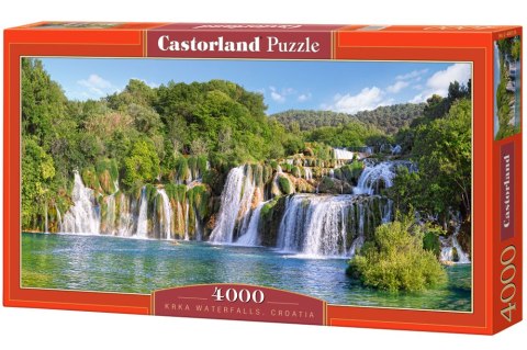 Puzzle układanka 4000 elementów Wodospady Krka Chorwacja 139 x 68 cm CASTORLAND Puzzle układanka 4000 elementów Wodospady Krka Chorwacja 139 x 68 cm CASTORLAND