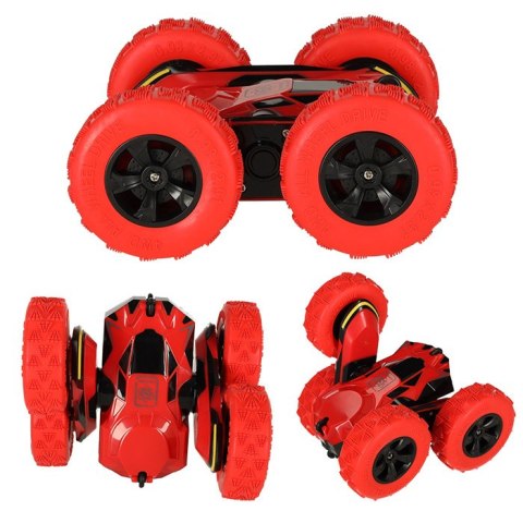 Samochód zdalnie sterowany Stunt Car Akrobata czerwony Samochód zdalnie sterowany Stunt Car Akrobata czerwony