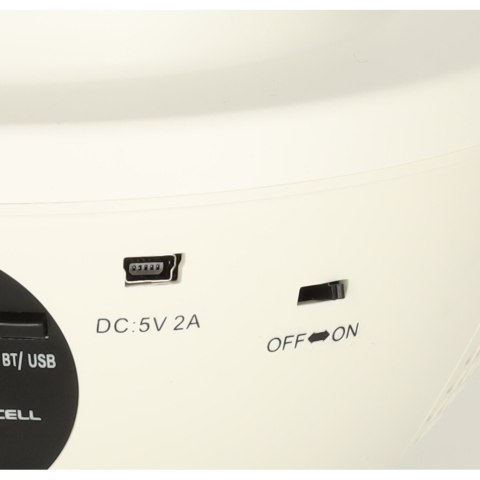 Projektor gwiazd rzutnik lampka nocna głośnik bluetooth biała Projektor gwiazd rzutnik lampka nocna głośnik bluetooth biała