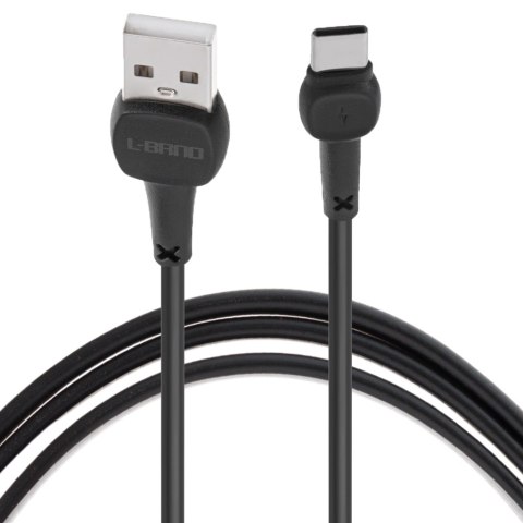L-BRNO Kabel USB - USB typ-C szybkie ładowanie NB132 czarny L-BRNO Kabel USB - USB typ-C szybkie ładowanie NB132 czarny