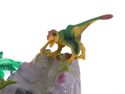Figurki zwierzęta dinozaury 7szt + mata i akcesoria zestaw Figurki zwierzęta dinozaury 7szt + mata i akcesoria zestaw