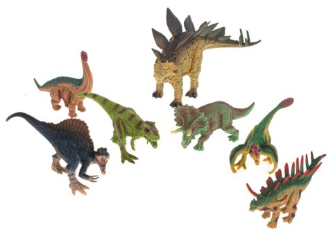 Figurki zwierzęta dinozaury 7szt + mata i akcesoria zestaw Figurki zwierzęta dinozaury 7szt + mata i akcesoria zestaw