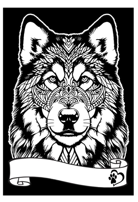 Kolorowanka Welw. A4 Alaskan Malamute Kolorowanka Welw. A4 Alaskan Malamute