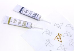 Konturówka z brokatem 20 ml Srebrna