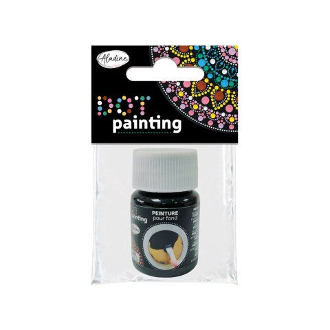 Farba do malowania kropkami 15 ml Czarna