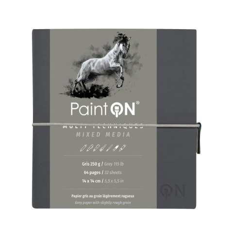 Szkicownik Paint`On 14x14 250g Szary