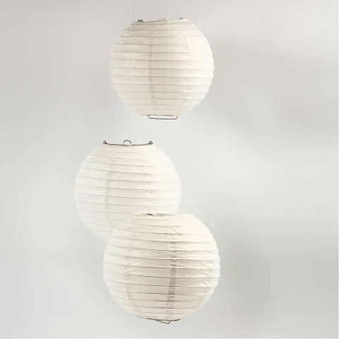 Lampion papierowy Biały 20 cm Lampion papierowy Biały 20 cm