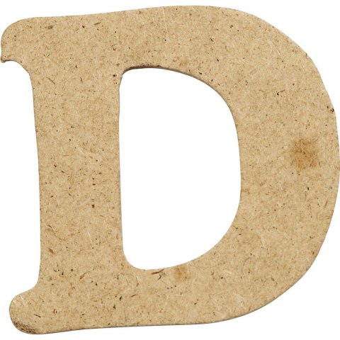 Litera D z MDF H: 4 cm 10 szt. Litera D z MDF H: 4 cm 10 szt.