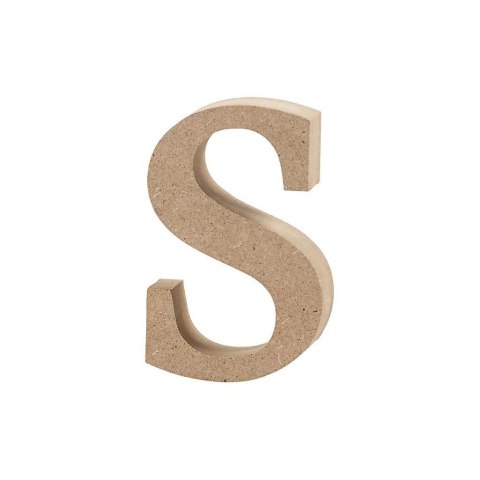 Litera s z MDF H: 8,5 cm Litera s z MDF H: 8,5 cm