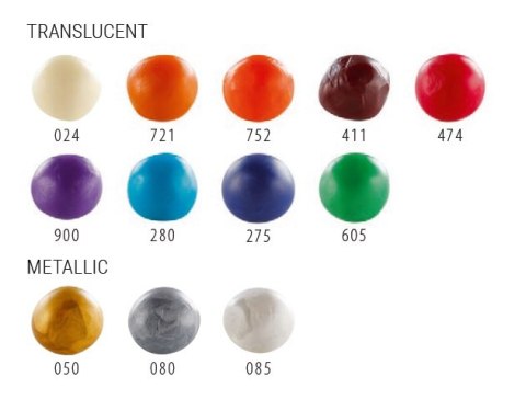 Modelina Cernit Kolory z Efektami 12x25g Modelina Cernit Kolory z Efektami 12x25g