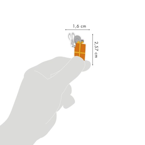 Naklejki 3D wypukłe Zwierzęta w Święta Naklejki 3D wypukłe Zwierzęta w Święta