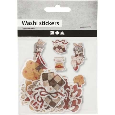 Naklejki Washi Misie Naklejki Washi Misie