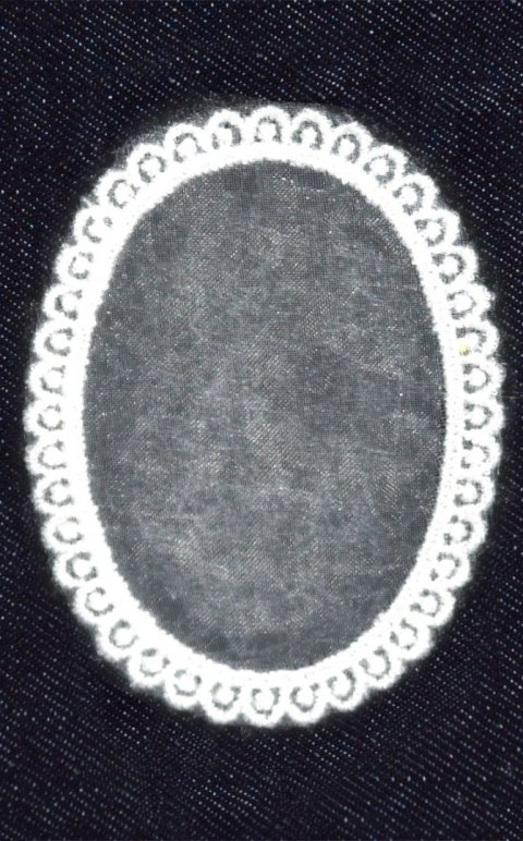 Naprasow. Koronkowa Owal Naprasow. Koronkowa Owal