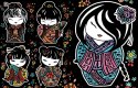 Notatnik Welw. A5 Kokeshi + Flamastry