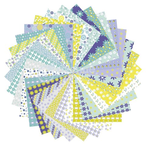 Papier Origami Kwiatki 20x20cm, 70g Papier Origami Kwiatki 20x20cm, 70g