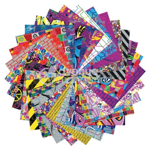 Papier Origami Sztuka Uliczna 20x20cm Papier Origami Sztuka Uliczna 20x20cm