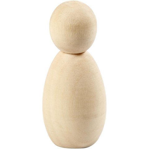 Pionki z drewna H: 6 cm 5 szt. Pionki z drewna H: 6 cm 5 szt.