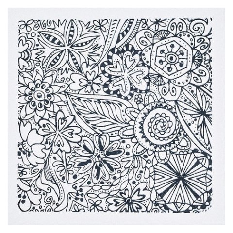 Płytka z teksturą Kwiaty 9x9 cm Płytka z teksturą Kwiaty 9x9 cm