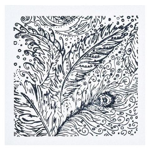 Płytka z teksturą Pawie Pióra 9x9 cm Płytka z teksturą Pawie Pióra 9x9 cm