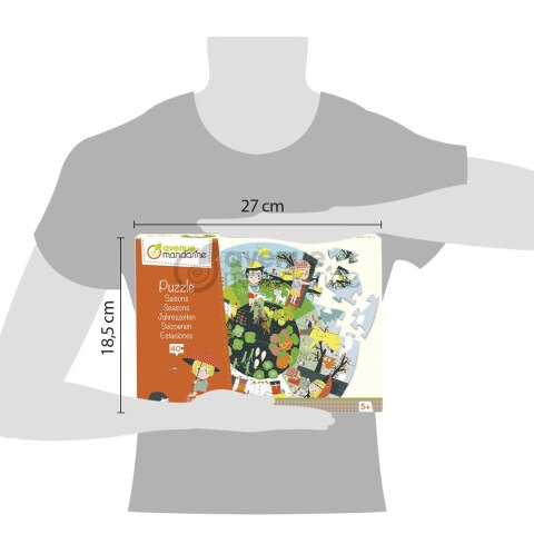 Puzzle Pory roku 40 elementów Puzzle Pory roku 40 elementów