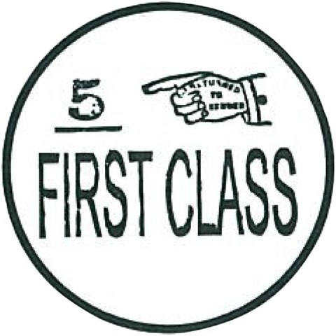 Stempel ozdobny FIRST CLASS Stempel ozdobny FIRST CLASS