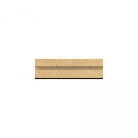Stojak do dekoracji z MDF 12x3,5 cm