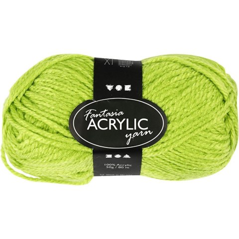 Włóczka akryl Fantasia Zielona 50 g Włóczka akryl Fantasia Zielona 50 g