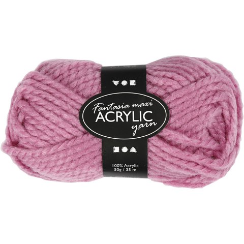Włóczka akryl Maxi Antyczny Róż 50 g Włóczka akryl Maxi Antyczny Róż 50 g